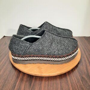UGG Refelt Tasman Slippers Womens Size 10 Shoes Black Gray Slip On SugarSole